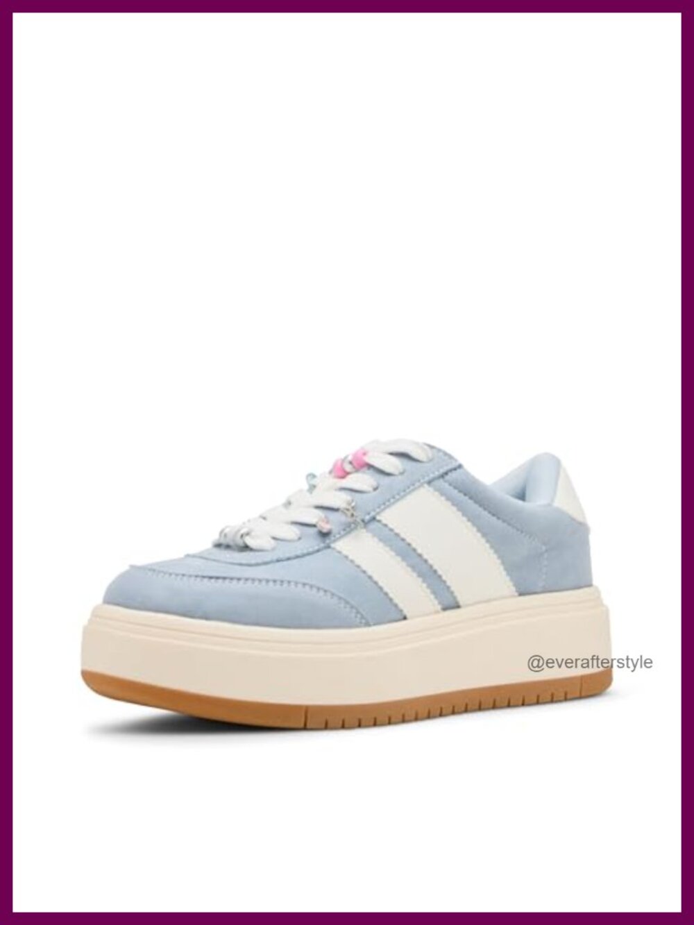 Low Top Lace Up Fashion Sneaker with Striped Detailing